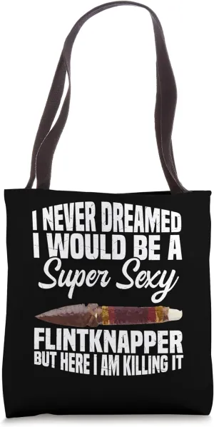 Flintknapping Gear Flintknapper Tools Flint Collector Tote Bag