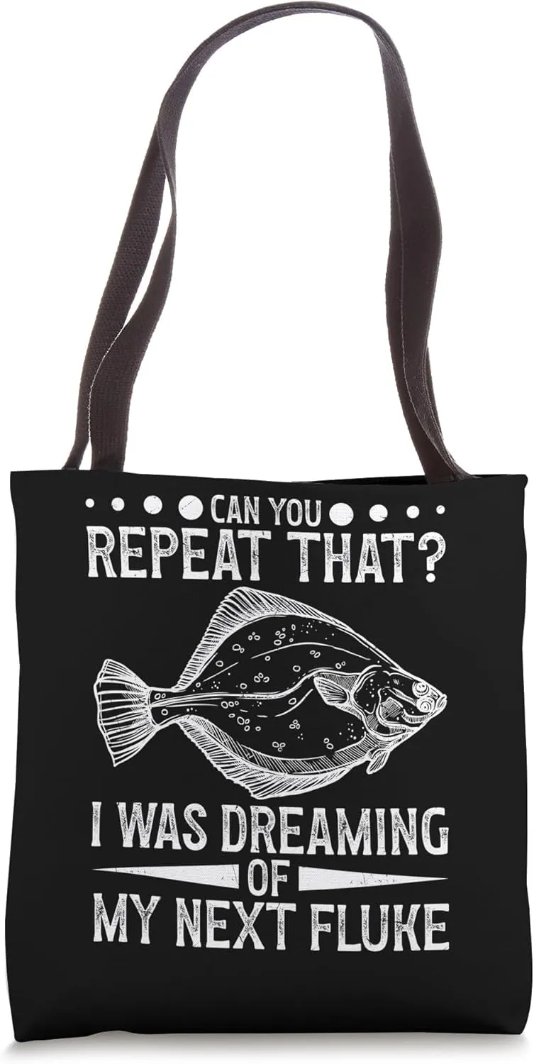 Fluke Fishing Gear Fluke Fisher Essentials Fluke Fisherman Tote Bag