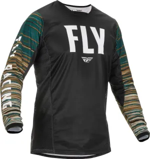 Fly Racing 2022 Adult Kinetic Wave Jersey (Black/Rum, Medium)