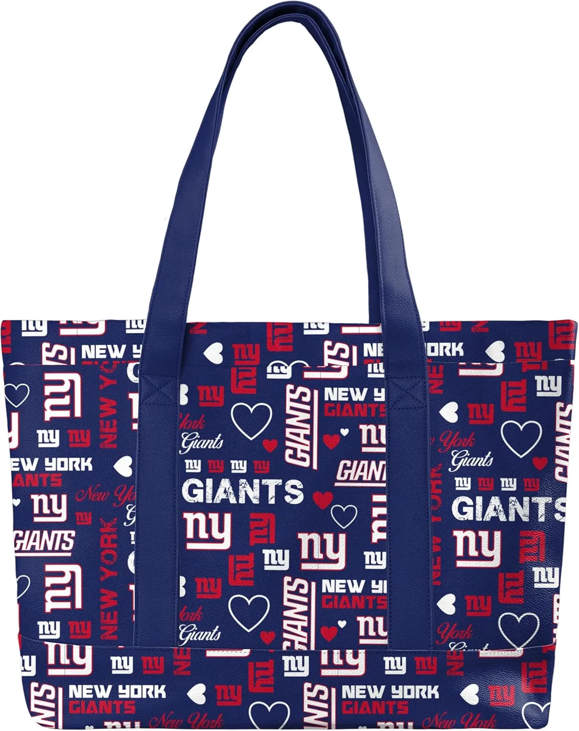 FOCO New York Giants NFL Logo Love Tote Bag