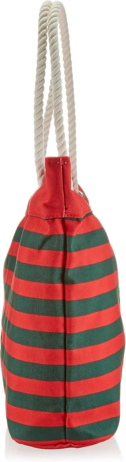 FOCO NHL Unisex Nautical Stripe Tote Bag