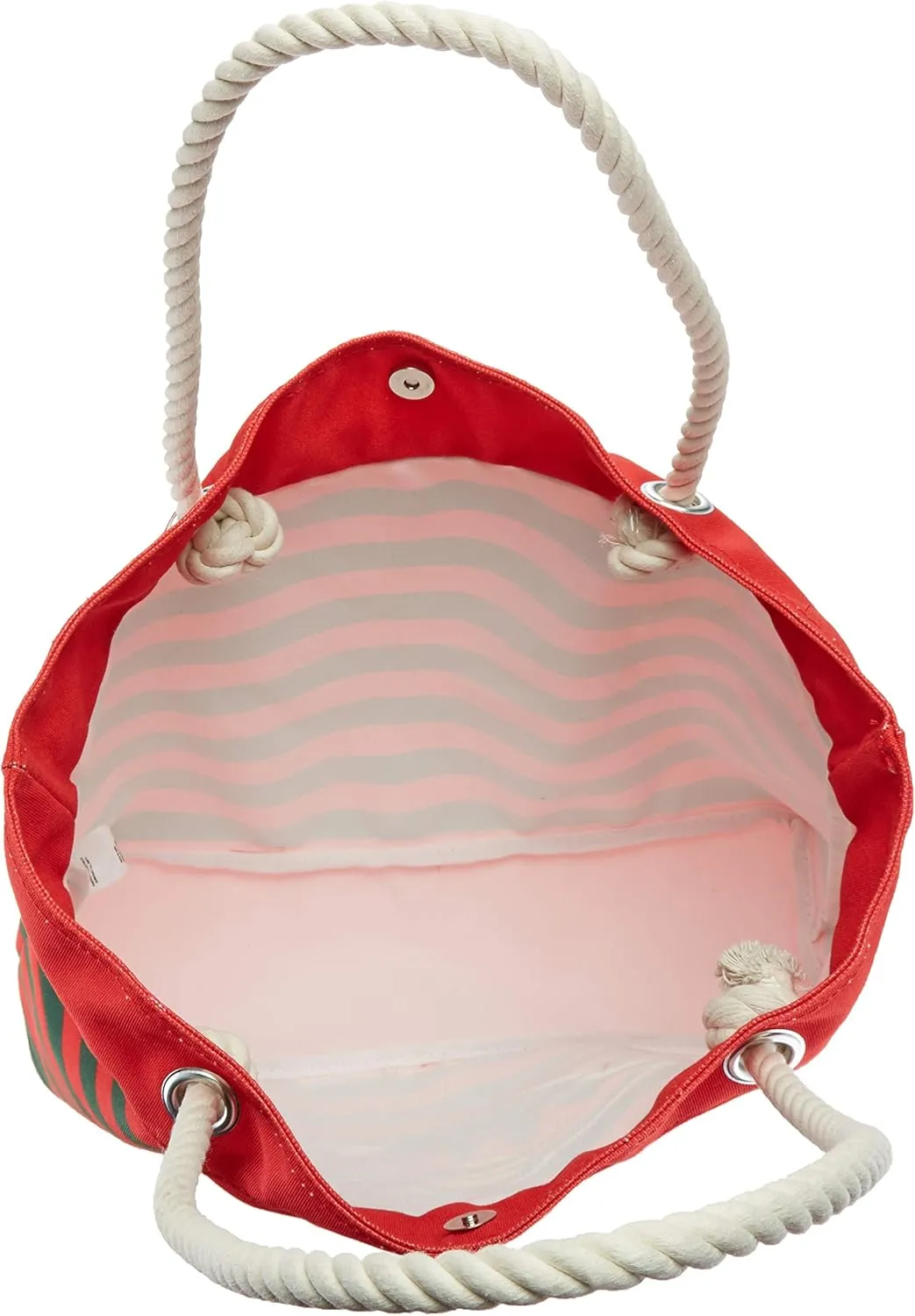 FOCO NHL Unisex Nautical Stripe Tote Bag