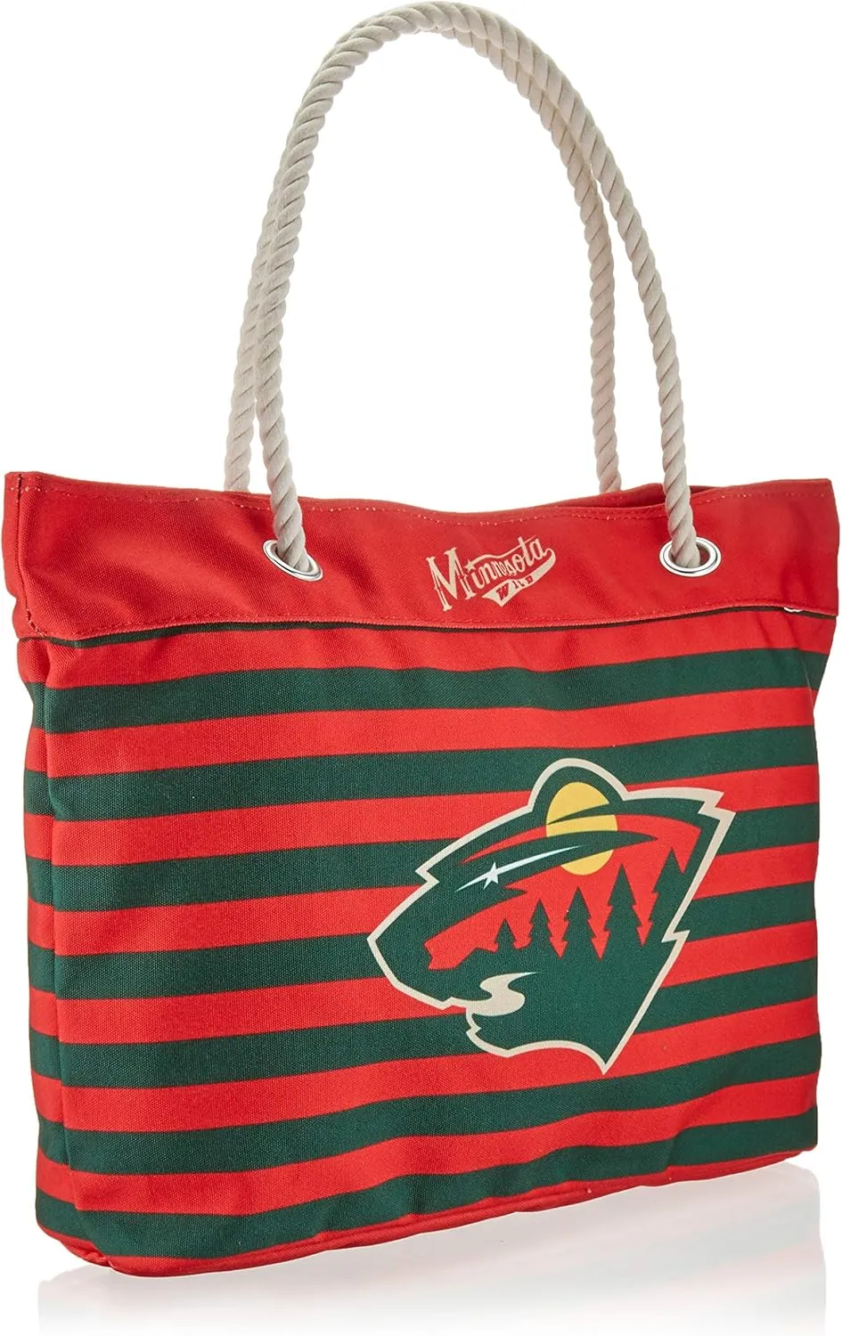 FOCO NHL Unisex Nautical Stripe Tote Bag