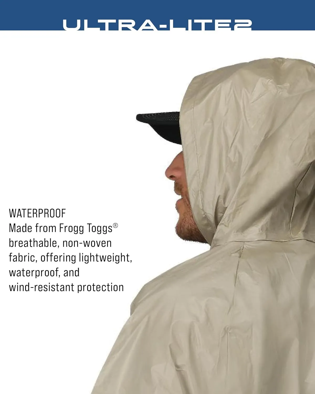FROGG TOGGS Men's Ultra-Lite2 2-Layer Waterproof Breathable Rain Suit
