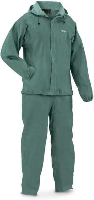 frogg toggs Men's Waterproof Ultra-Lite2 Suit, Forest Green, LARGE