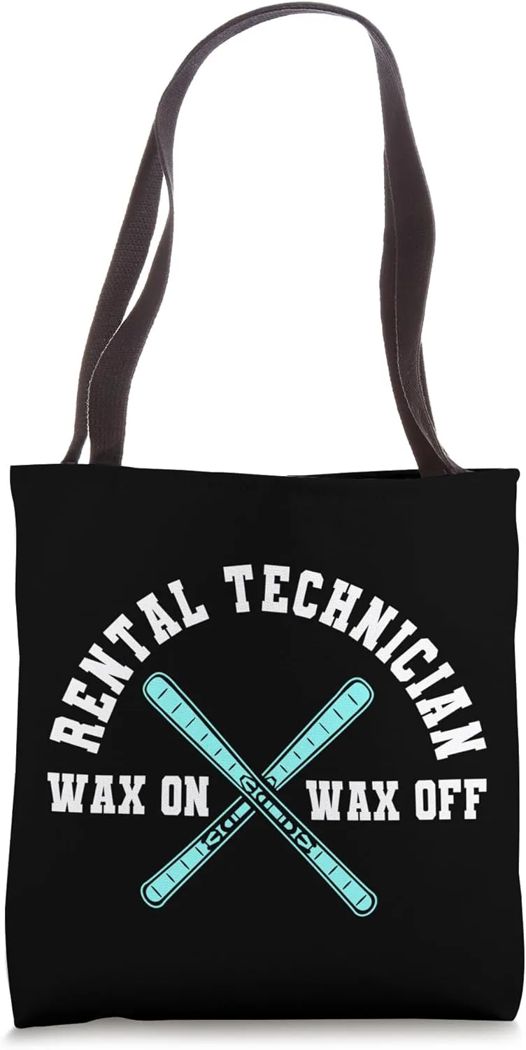 Funny Rental Technician Quote Ski Rental Specialist Tote Bag