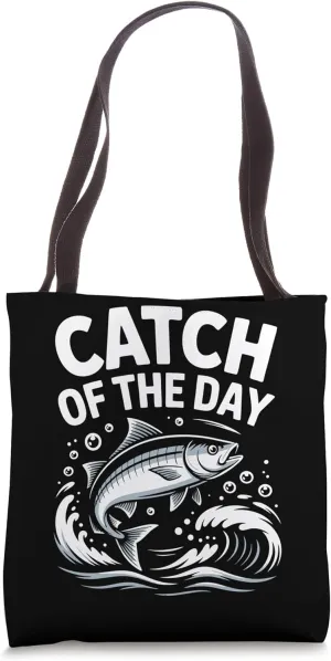 Funny Spearfisher Catch Spearfishing Tote Bag