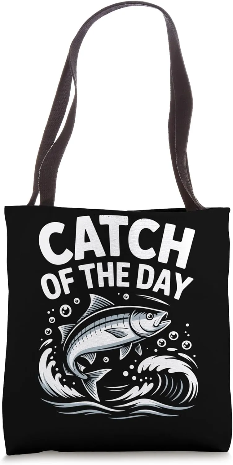 Funny Spearfisher Catch Spearfishing Tote Bag