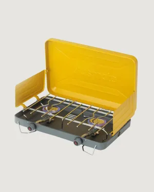 Gasmate Stove - 2 Burner - Yellow