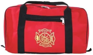 Gear Bag, Cordura(R) Nylon with a Urethane Coated, Red, 15" Height