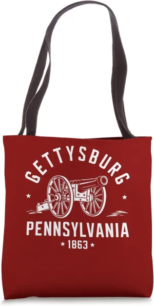 Gettysburg Pennsylvania 1863 Battlefield war civil history Tote Bag