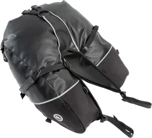 Giant Loop Coyote Saddlebag, Water-Resistant Motorcycle Storage Bag, 39-Liters Capacity to Carry Small & Large Gear, Fits Any Dirt Bike, Enduro, Adventure & More, Available in Gray or Black (Black