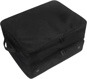 Golfs Trunk Storage Golfs Locker 2 Layer Golfs Trunk Organizers for 2 Pair Shoes with Separate Ventilated Compartment