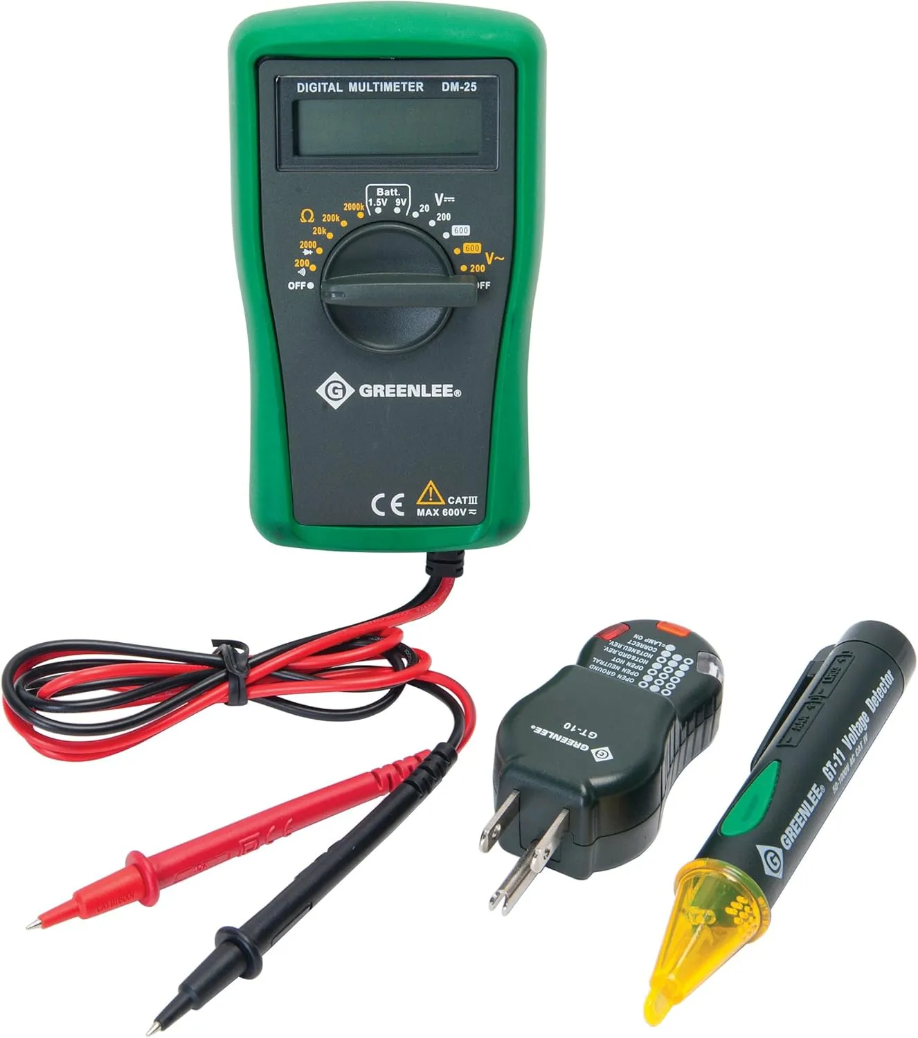Greenlee - Electrical Kit-Basic (Tk-30A), Elec Test Instruments (TK-30A), 10 x 8 x 3", Black