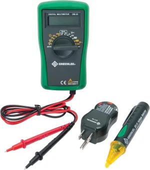 Greenlee - Electrical Kit-Basic (Tk-30A), Elec Test Instruments (TK-30A), 10 x 8 x 3", Black