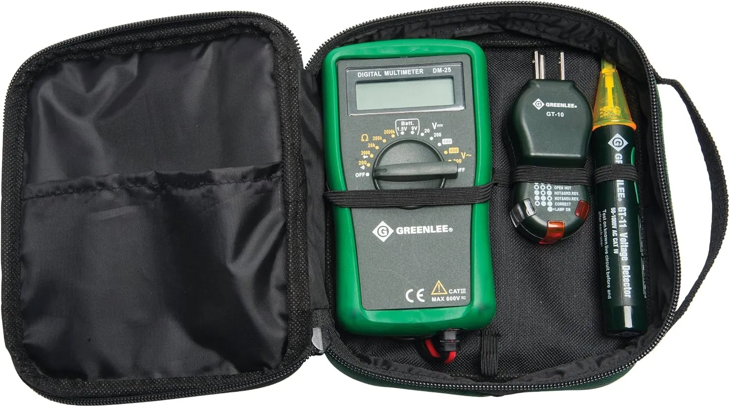 Greenlee - Electrical Kit-Basic (Tk-30A), Elec Test Instruments (TK-30A), 10 x 8 x 3", Black