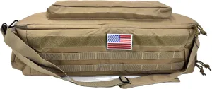 GREOENEL Amor Pcp Carbon Fiber Tank,Paintball Air Tank & Cylinder Carrier Bag Pouch Backpack (6.8L/9L/12L) (Universal Size-US Flag)