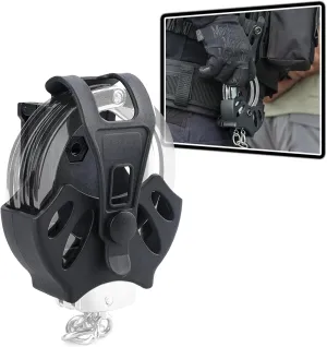Handcuff Case, Handcuff Holster Fits Standard Handcuffs/Asp Handcuffs, for Molle Airsoft Vest Belt, Law Enforcement Handcuff Pouch