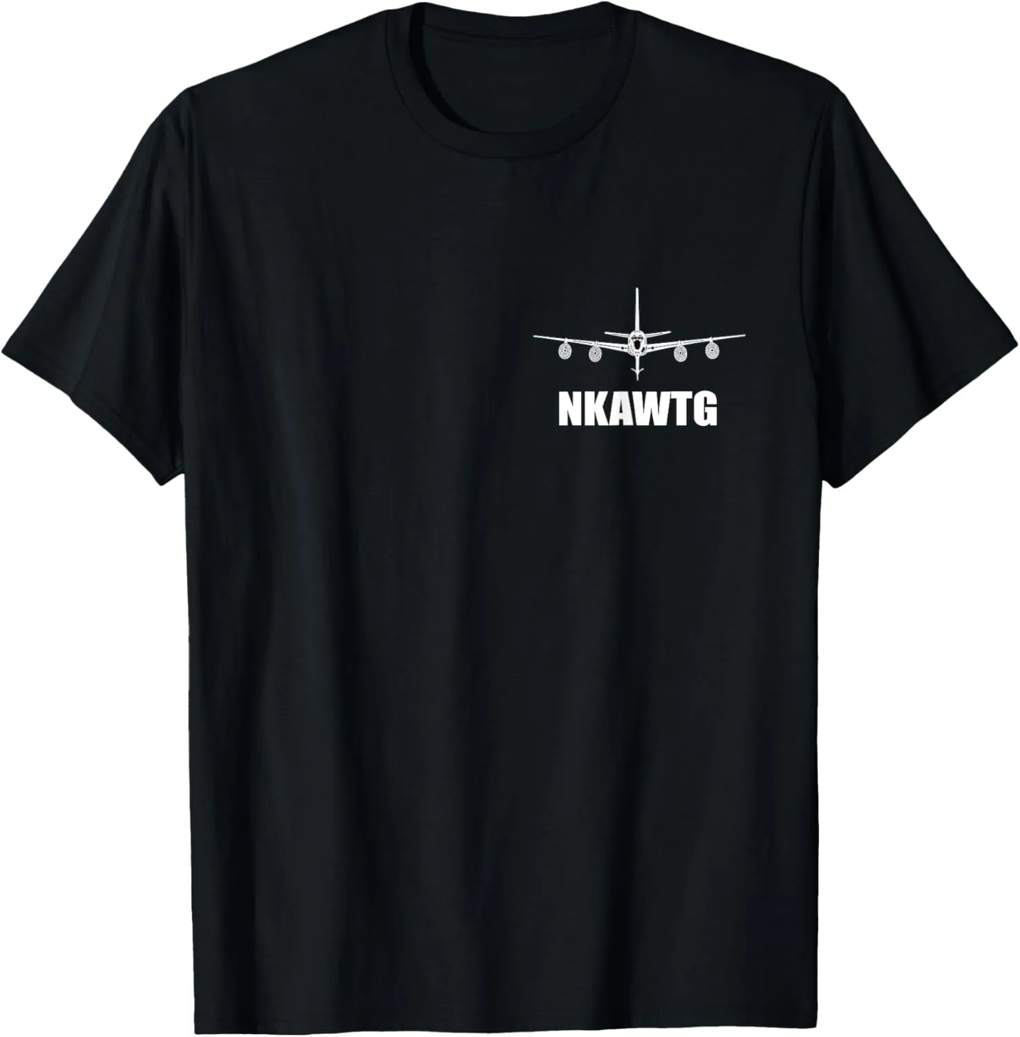 I'd Rather Be Passing Gas T-Shirt - KC135 Stratotanker NKAWTG Funny Aviation T-Shirt - Black - Unisex Adults - Short Sleeve - Pull On - Letter Print - Classic Fit - Cotton 65%, Polyester 35%