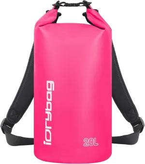 IDRYBAG Dry Bags for Kayaking Waterproof 2L/5L/10L/15L/20L, Small Dry Bag Waterproof Floating, Dry Sack Waterproof Bag for Paddleboarding Travel