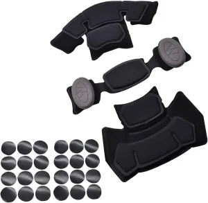 Internal Memory Foam Pads Helmet Lining Tactical Airsoft Helmet Padding kit Replacement Helmet Liner System Protective Cushion Mat Accessories fit Fast MT MICH IBH AF ACH MK M88 Airsoft Helmet