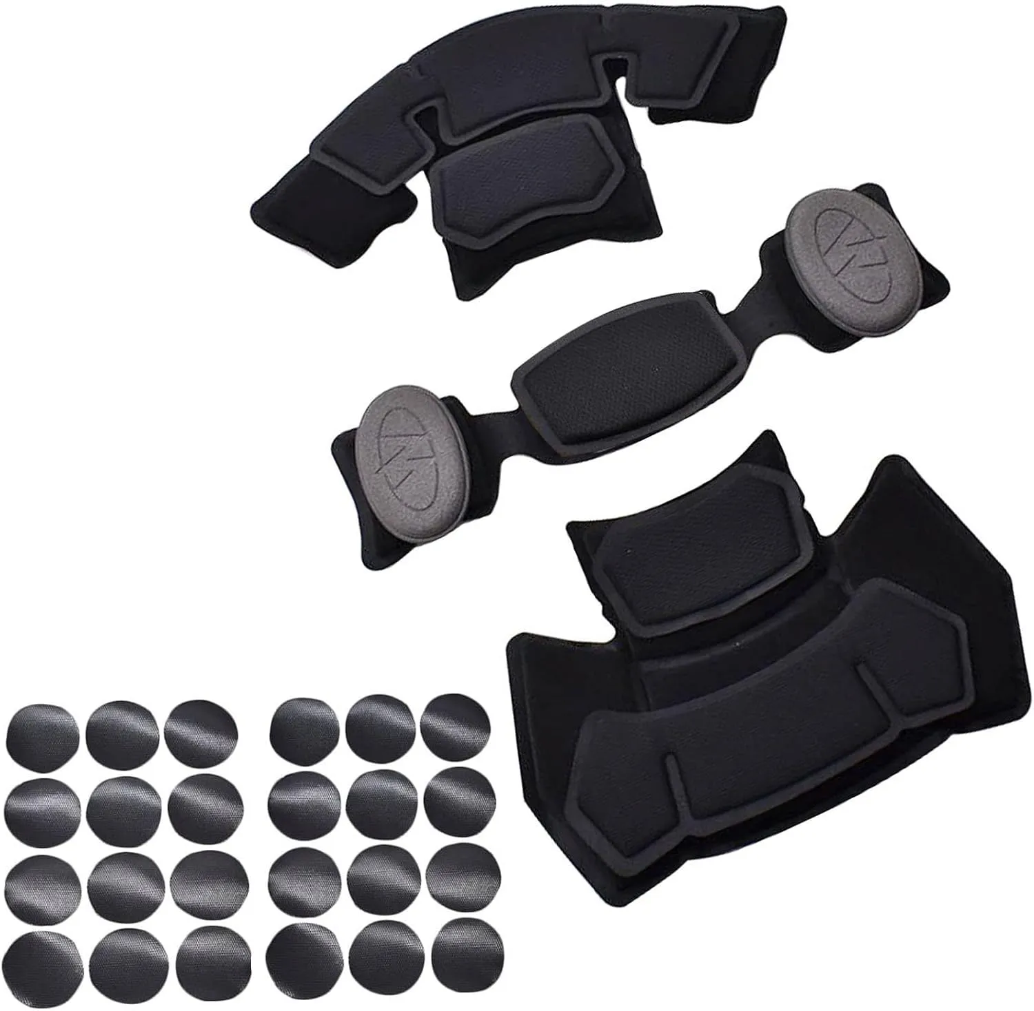 Internal Memory Foam Pads Helmet Lining Tactical Airsoft Helmet Padding kit Replacement Helmet Liner System Protective Cushion Mat Accessories fit Fast MT MICH IBH AF ACH MK M88 Airsoft Helmet