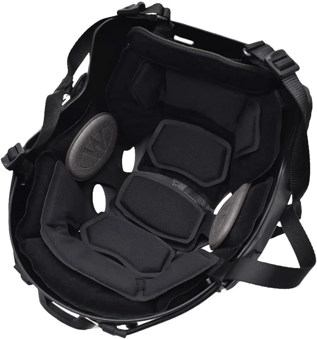 Internal Memory Foam Pads Helmet Lining Tactical Airsoft Helmet Padding kit Replacement Helmet Liner System Protective Cushion Mat Accessories fit Fast MT MICH IBH AF ACH MK M88 Airsoft Helmet
