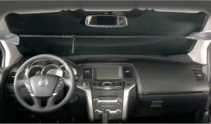 Intro-Tech Automotive CD-59-S Custom Fit Windshield Winter, Snow, Ice and Frost Shade for Select Cadillac ATS Models, w/o Sensor, Silver