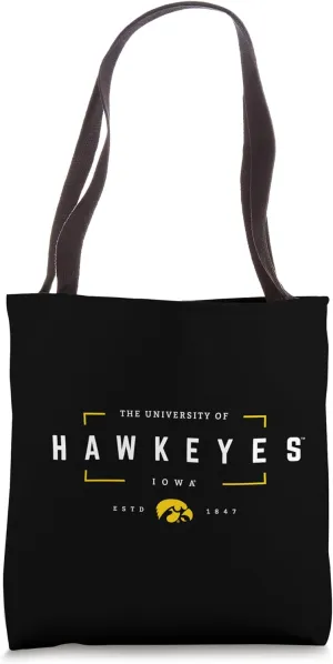 Iowa Hawkeyes | NCAA University of Official | 1704BK01 Tote Bag
