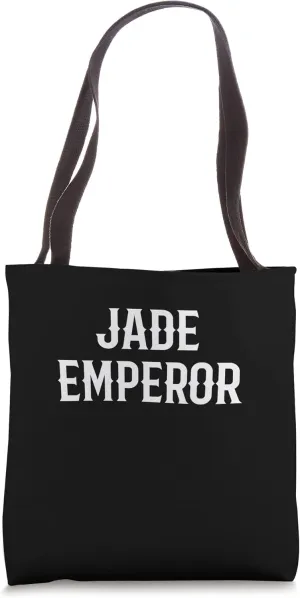 Jade Emperor Costume. Calligraphy Chinese God Costume Tote Bag
