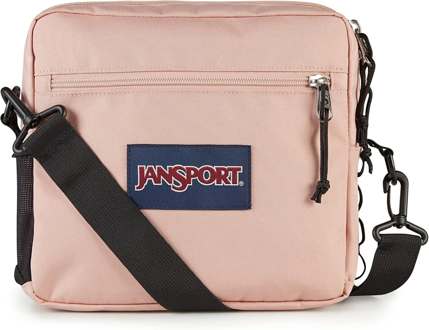JanSport Central Adaptive Accessory Bag – Wheelchair & Walker Compatible, Versatile Carry Options, Tuck-Away Adjustable Loops, SaniStash Pocket for Easy Access, Misty Rose