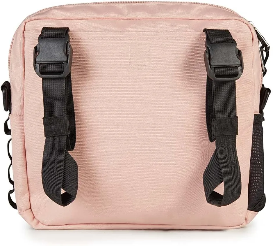 JanSport Central Adaptive Accessory Bag – Wheelchair & Walker Compatible, Versatile Carry Options, Tuck-Away Adjustable Loops, SaniStash Pocket for Easy Access, Misty Rose