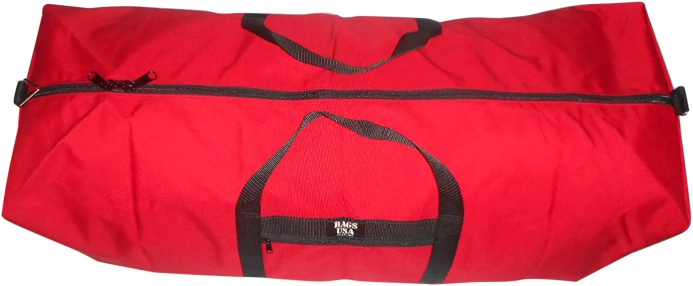 Jumbo Duffle Bag Holds Camping Gear,scuba Gear,river Raft Tube Made in USA. (Red)
