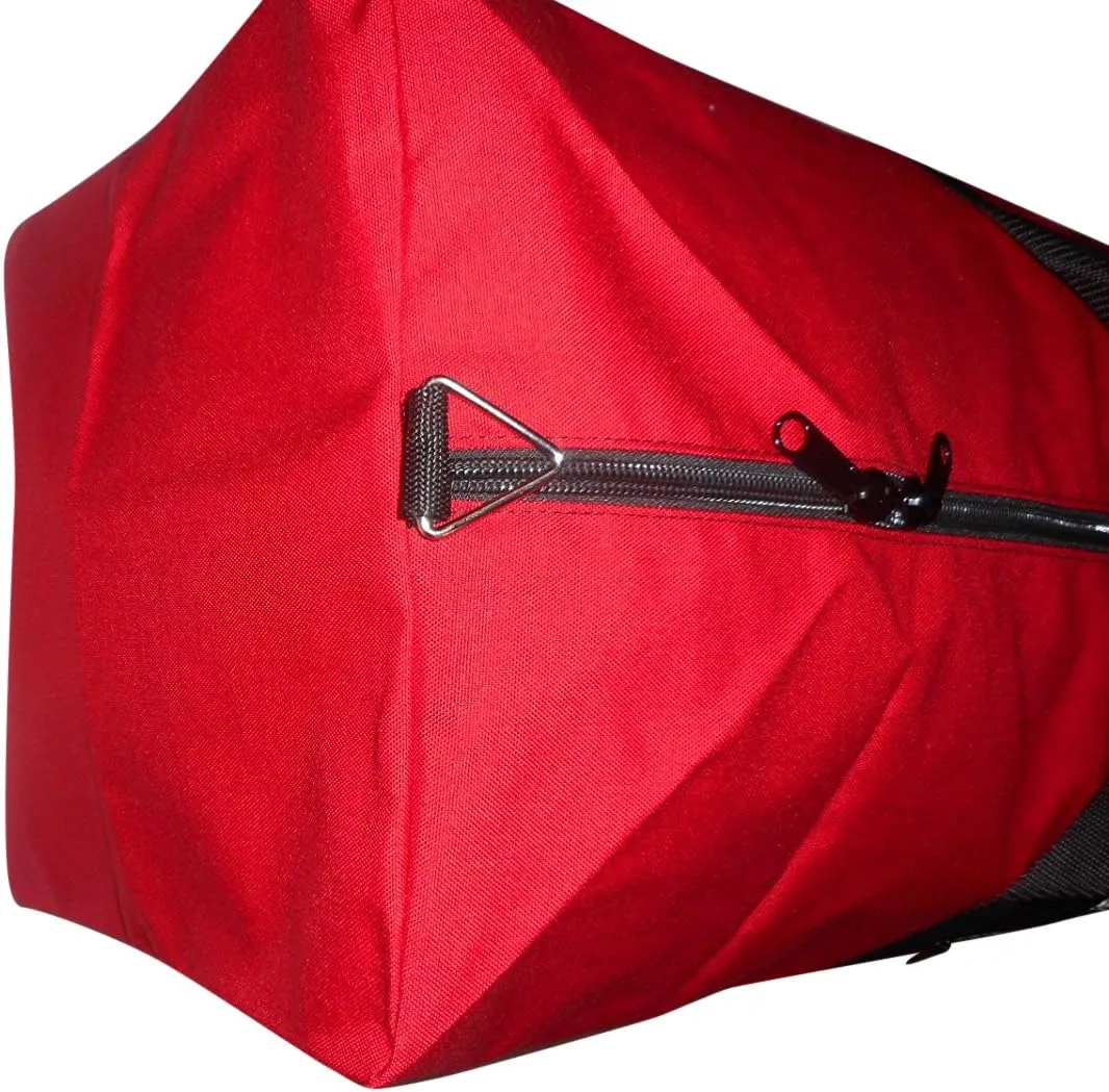Jumbo Duffle Bag Holds Camping Gear,scuba Gear,river Raft Tube Made in USA. (Red)