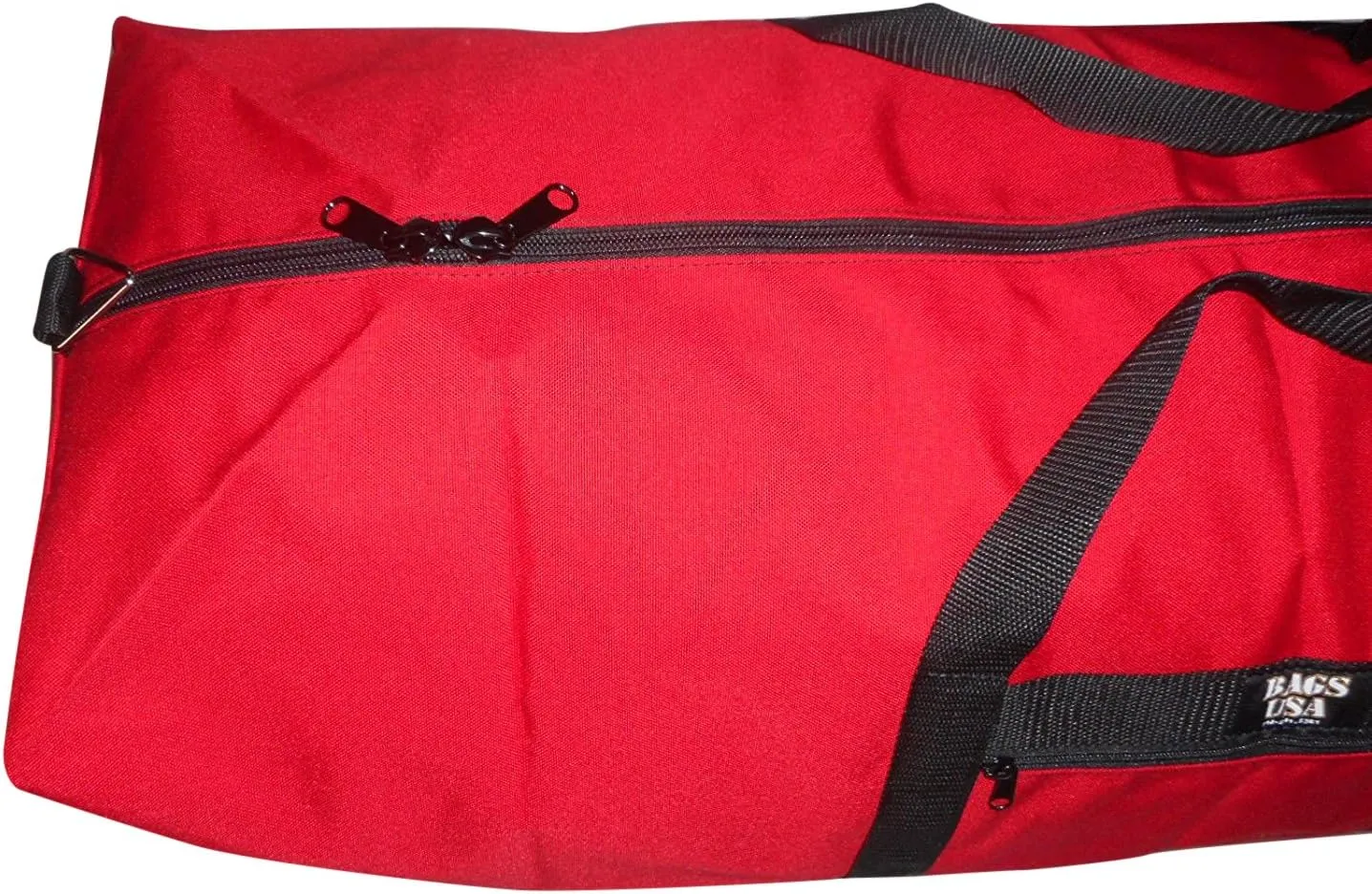 Jumbo Duffle Bag Holds Camping Gear,scuba Gear,river Raft Tube Made in USA. (Red)