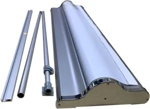 JUST 4 SIGNS Deluxe Retractable Roll Up Banner Stand 24" x68-80 with Wide Base with Padded Canvas Bag