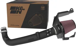 K&N Cold Air Intake System: High-Flow Air Filter, Increase Performance & Towing: Compatible with 2023-2025 Chevrolet/GMC: Colorado, Canyon, 63-3122