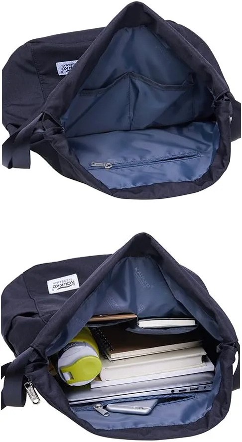 KAUKKO Drawstring Sports Backpack Gym Yoga Bag Shoulder Rucksack for Men and Women