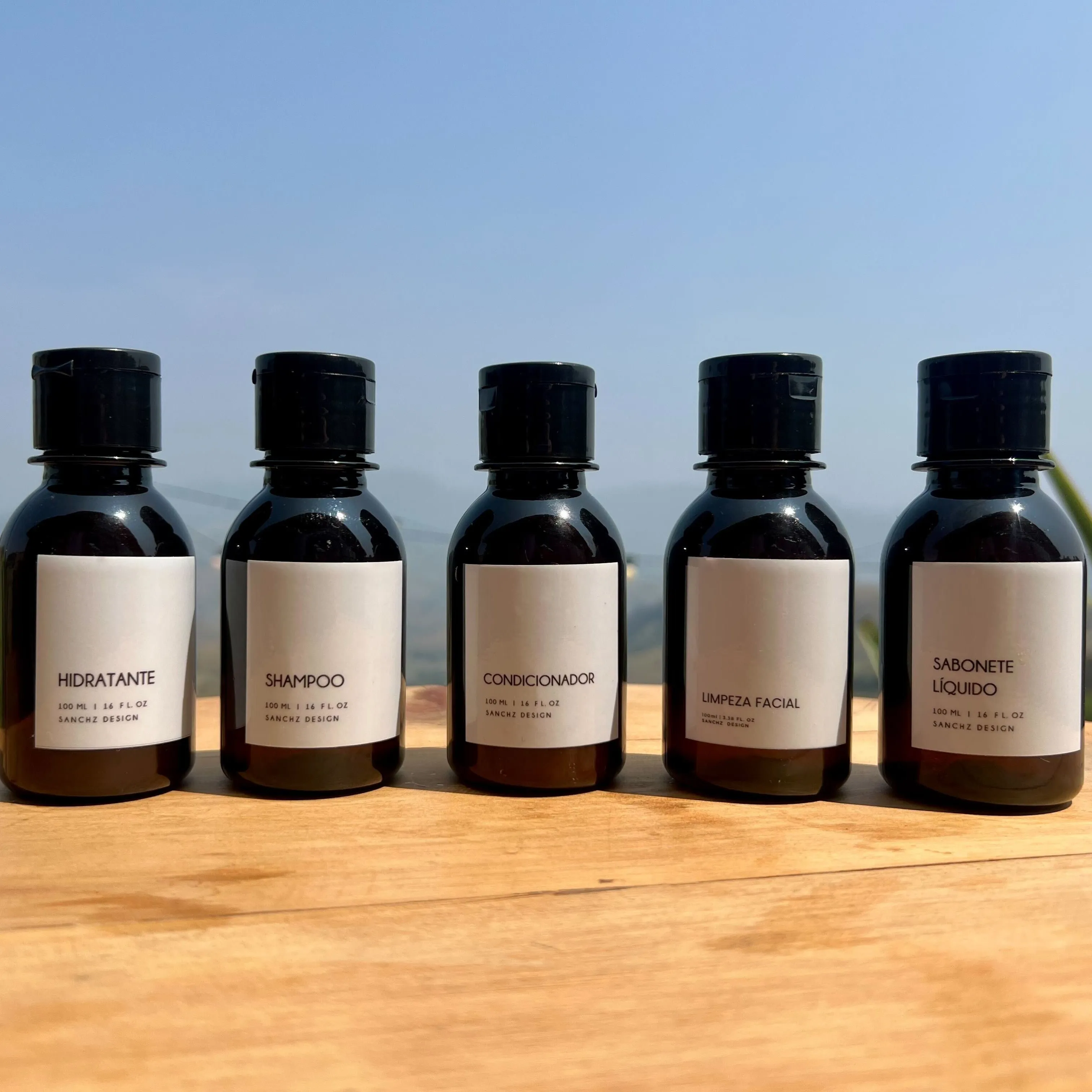 Kit Frascos Viagem Basic 100ml