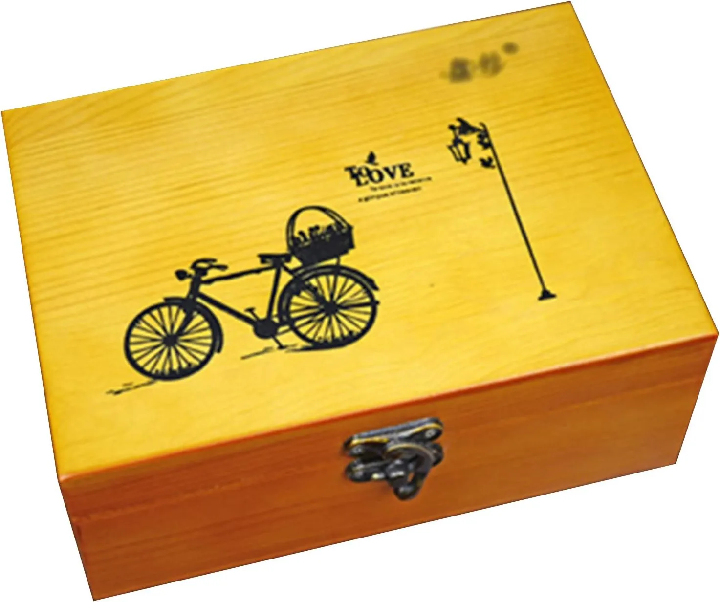 KraNx Sewing Tool Box, Sewing Kit, Wooden Sewing Box with Accessories, Suitable for Beginners, Men, Women, Students, White (Color : Yellow)