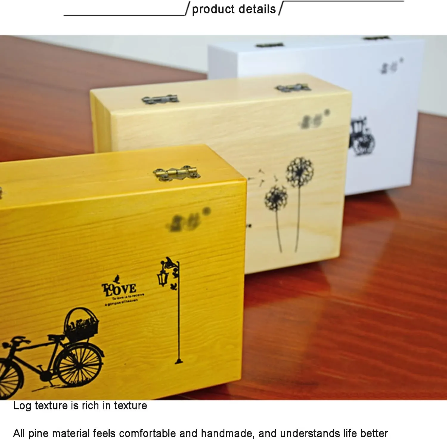 KraNx Sewing Tool Box, Sewing Kit, Wooden Sewing Box with Accessories, Suitable for Beginners, Men, Women, Students, White (Color : Yellow)