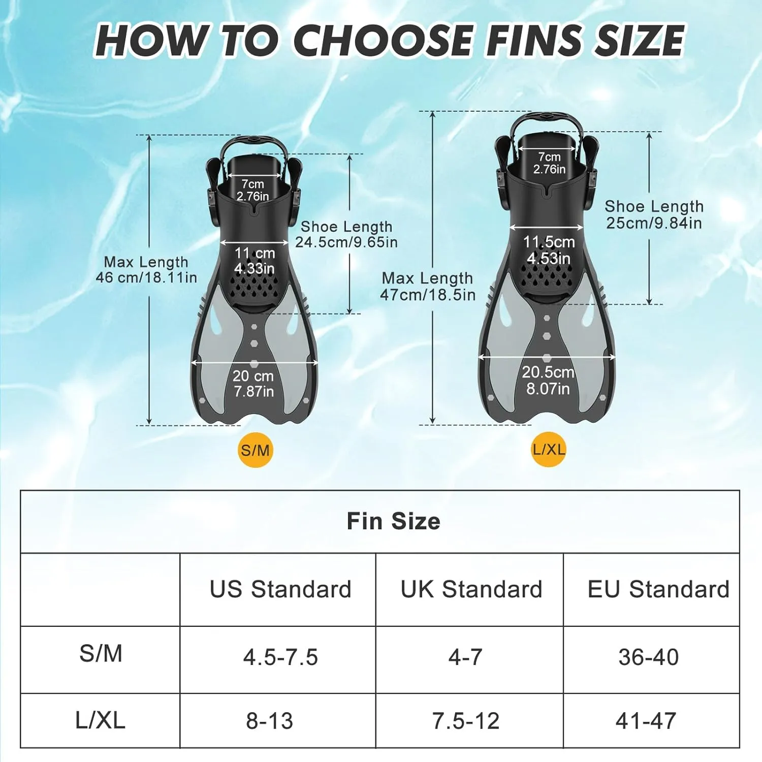KUYOU Mask Fins Snorkeling Gear for Adults - Wide View Anti-Fog Mask, Full Dry Top Snorkel Gear Set