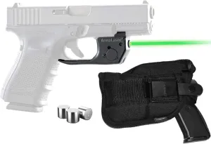 LASER PRO® Kit w/Holster & ArmaLaser TR22G Green Laser Sight for Full-Size Models: 17 19 22 24 31 34 35 37 45 - All Gens with Rails