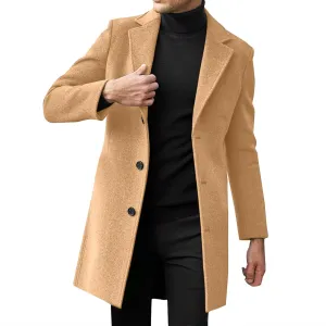 LCMTWX Men's Winter Thickened Warm Coats Stand Collar Knitted Splice Sweater Coat Casual Cardigan Stylish Outwear Mens