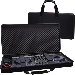 LTGEM DJ Controller Bag Case Compatible with Pioneer DJ DDJ-1000, DDJ-FLX10, DJ DDJ-REV7, DDJ-REV5, DDJ-FLX6-GT, DDJ-1000SRT, AlphaTheta DDJ-GRV6, RANE FOUR DJ Controller (Outside: 33.7"x16.5"x5.7")