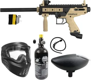 Maddog Tippmann Cronus Basic Bronze Paintball Gun Marker Starter Package