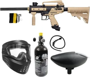 Maddog Tippmann Cronus Tactical Bronze Paintball Marker Starter Package