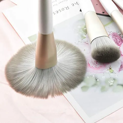 Makeup Brush Set, 8 Professional Premium Synthetic Cosmetic Brushes for Contour Blending Powder Highlight Concealers Eye Shadows Eyebrow Kit (Size : F)