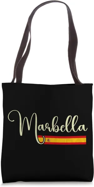 Marbella España - Marbella Spain Script Tote Bag