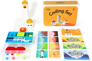 Matatalab Coding Robot Set for Kids Ages 4 , STEM Educational Toy, Early Programming for Kids, Learn to Code Robot for Homeschool & Classroom Ages 4-10